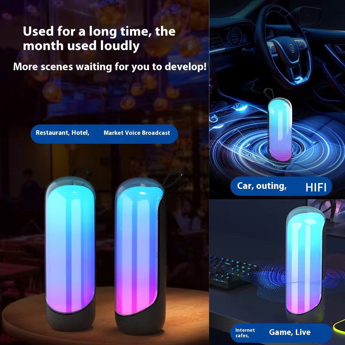 Portable Bluetooth Speaker with Deep Bass  BT21