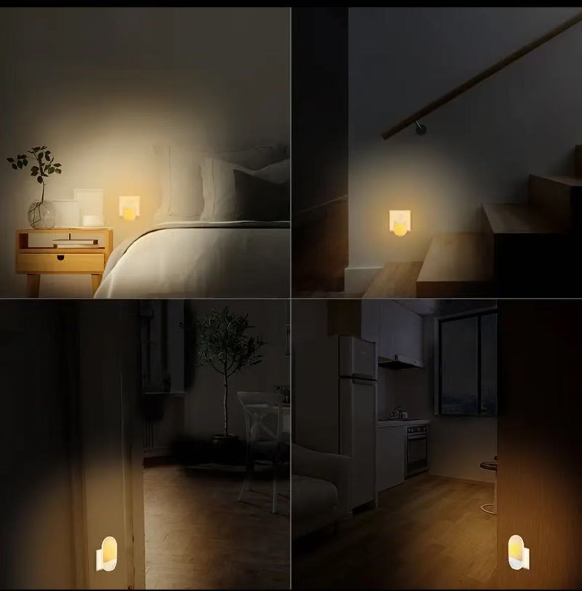 LED Night Lights，Plug into Wall ， soft light, Bright Nightlight , for Adults Kids Room Bedroom Bathroom Hallway Kitchen