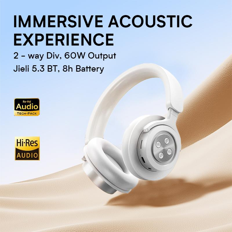 A51pro Wireless Headphone Bluetooth V5.3 Connectivity Earphone -30dB Passive Noise Cancellation Over-Ear