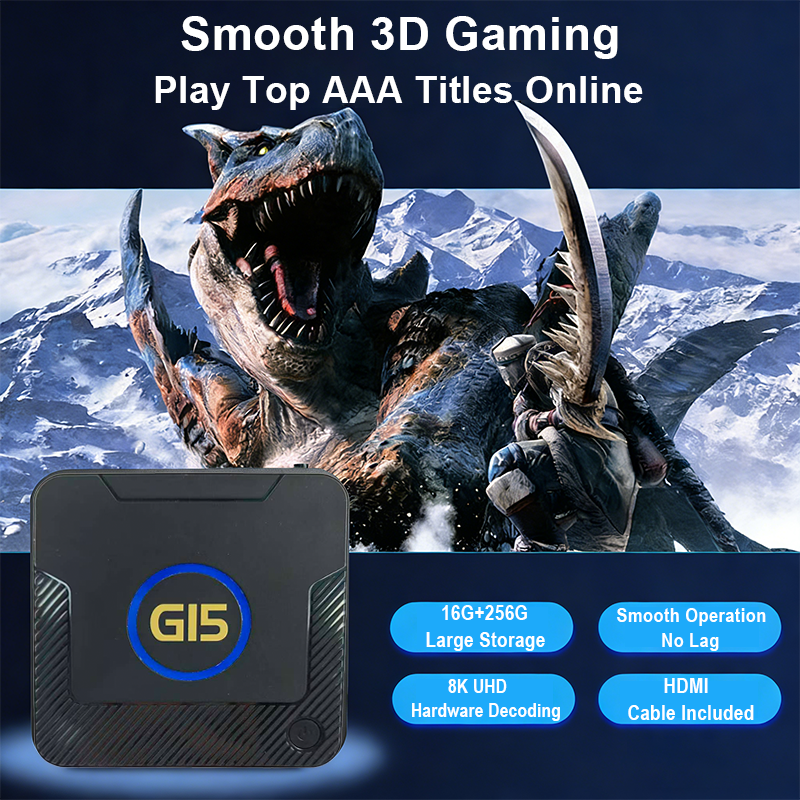 8K Ultra HD Gaming TV Box ,Home Gaming Device ,Support Phone Screen Casting