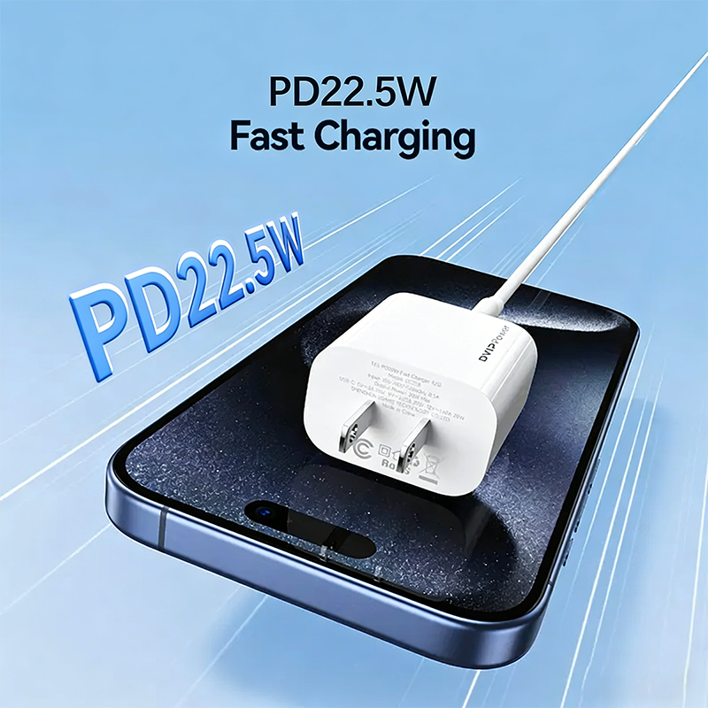 Durable Charger & Cable Set，22.5W Fast Charging Kit，Works for  8 to 17 series.