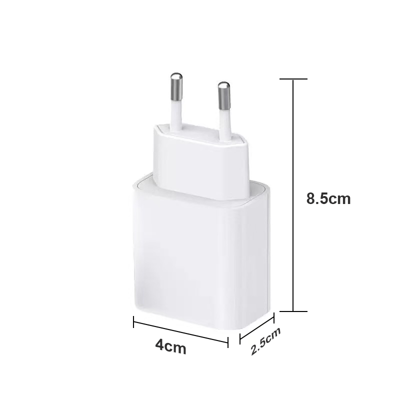 EU standard 5V 2A charger with USB port, compatible with multiple devices