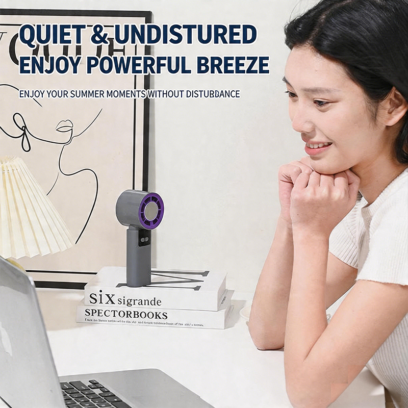 Mini Fan Electric Fan Rechargable Fan Desktop Fans Travel Handheld Fan Portable HandyFan Cooling Fan