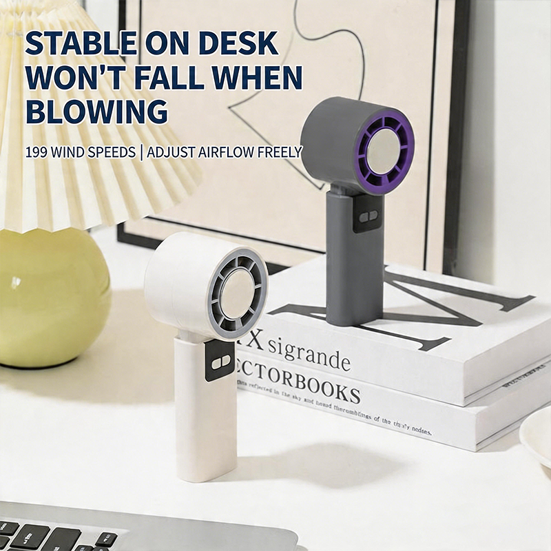 Mini Fan Electric Fan Rechargable Fan Desktop Fans Travel Handheld Fan Portable HandyFan Cooling Fan