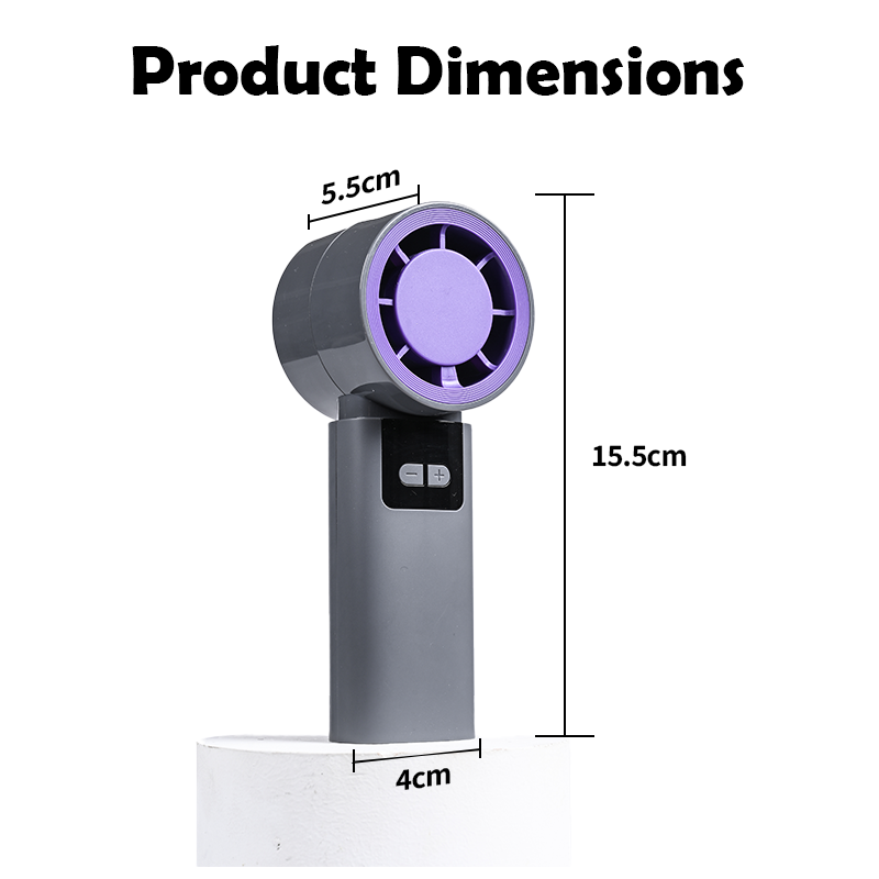 Mini Fan Electric Fan Rechargable Fan Desktop Fans Travel Handheld Fan Portable HandyFan Cooling Fan