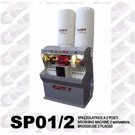 SP01-2 Máquina de limpieza y pulido de polvo de doble cabezal SP01-2 Máquina de limpieza y pulido de polvo de doble cabezal