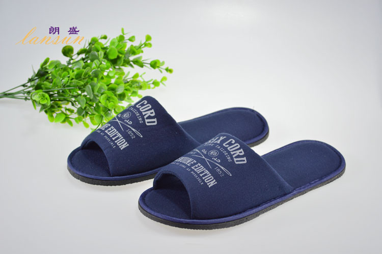 Black Terry Cloth Hotel Slippers Black Terry Cloth Hotel Slippers