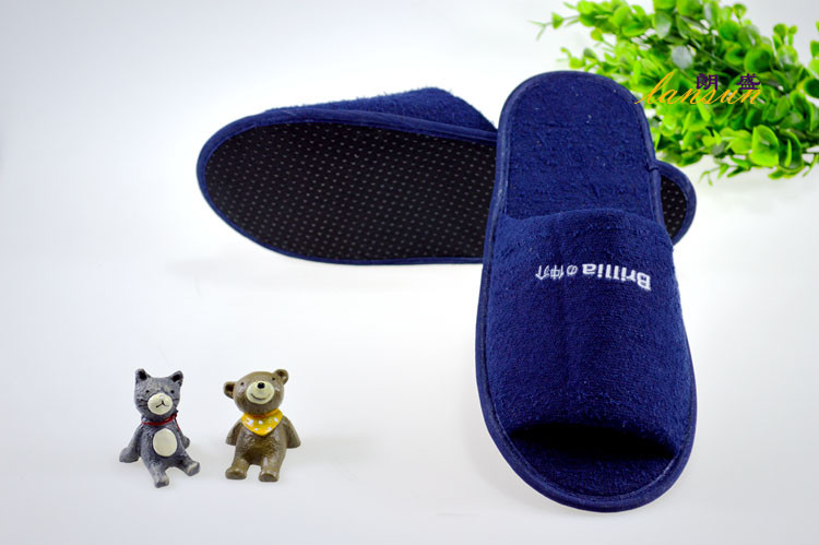 Dark Blue Terry Slipper Airline Slipper Terry Towel Dark Blue Terry Slipper Airline Slipper Terry Towel