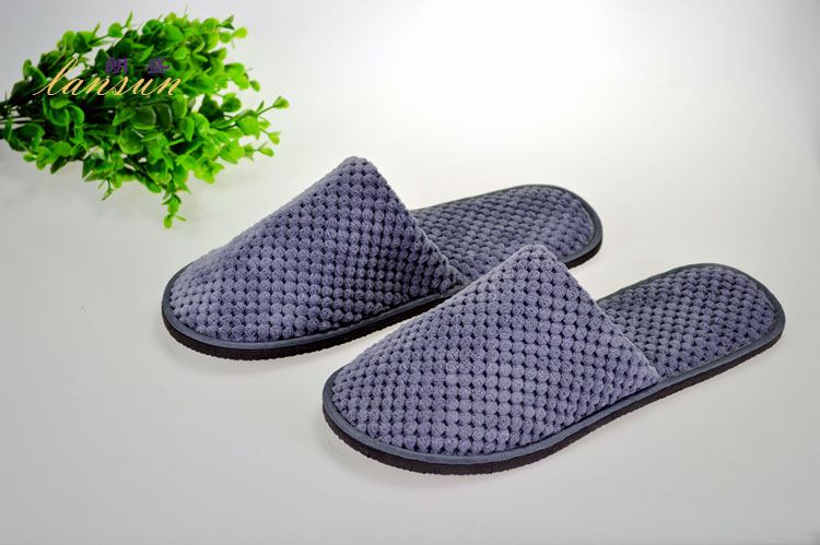 White Waffle Cotton Slippers White Waffle Cotton Slippers