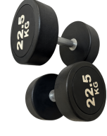 4Round headed colored letter coated dumbbell