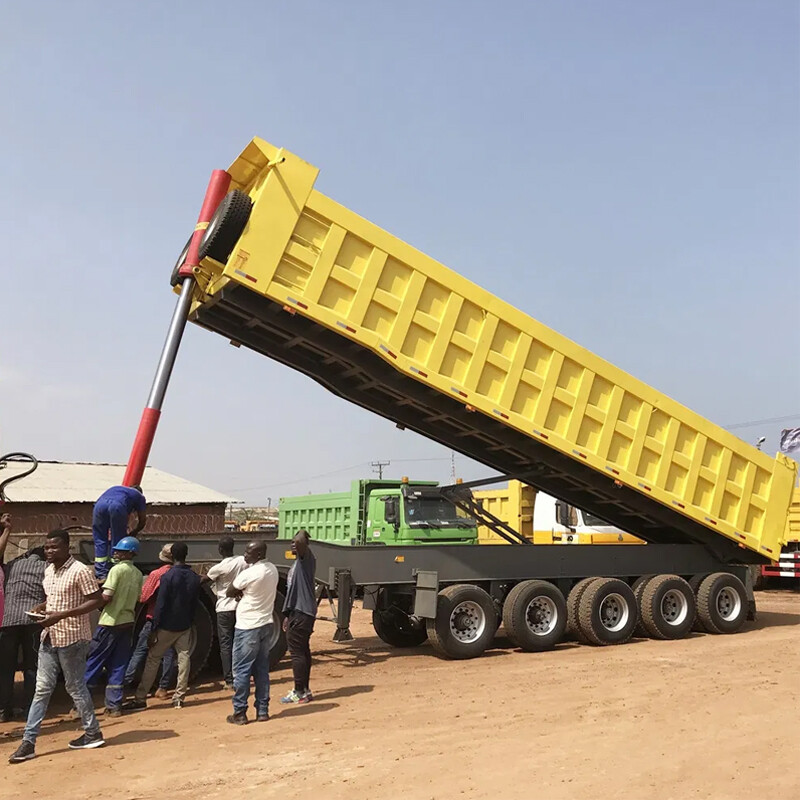 5 Axles 45 Cubic Meters Dumper Trailer