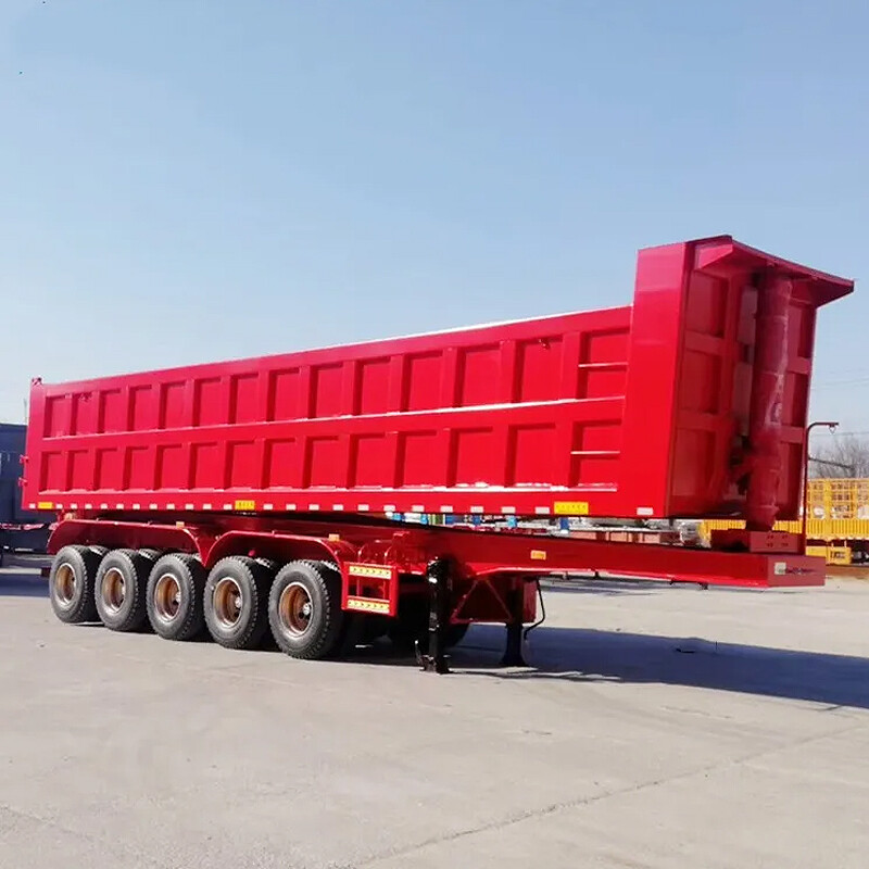 5 Axles 45 Cubic Meters Dumper Trailer
