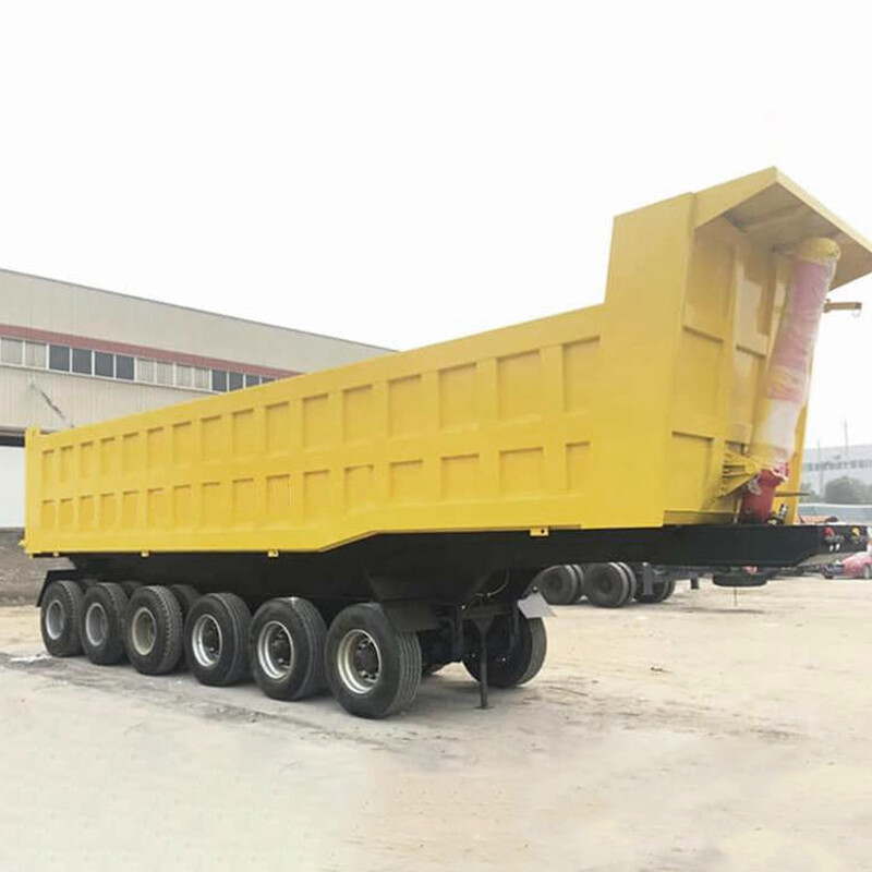 6 Axles 45 CBM Tipper Semi Trailer