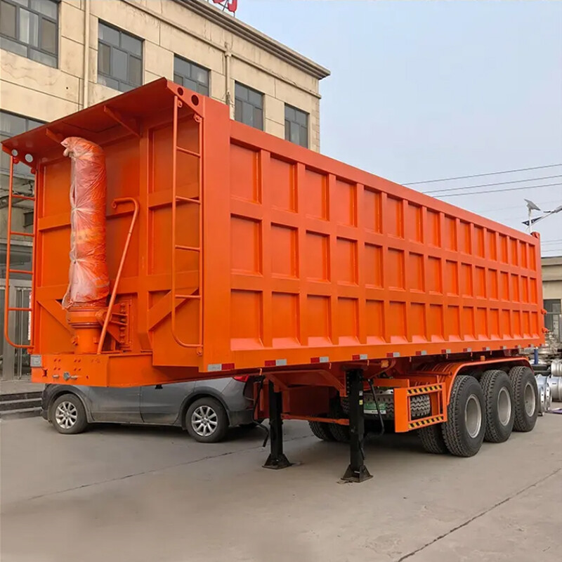 Square Shape Dump Tipping Trailer
