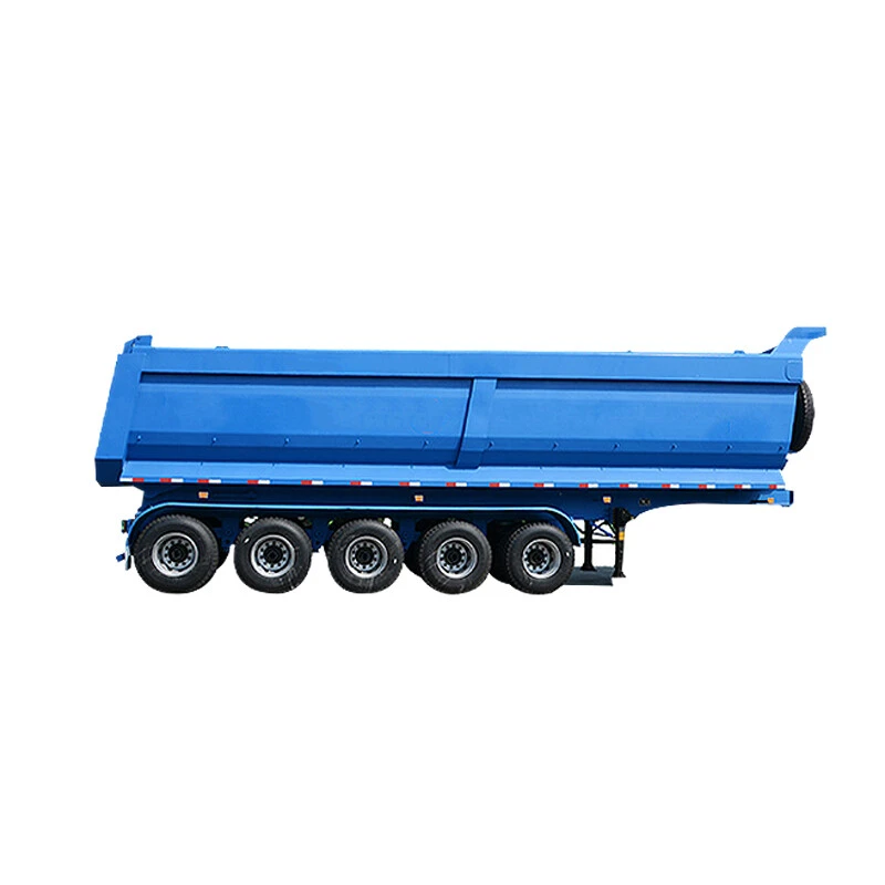 5 Axles 70 Tons End Dump Semi Trailer