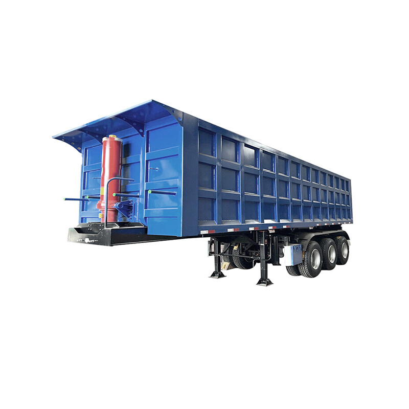 3 Axles 30 Cubic Meters Dump Tipper Trailer