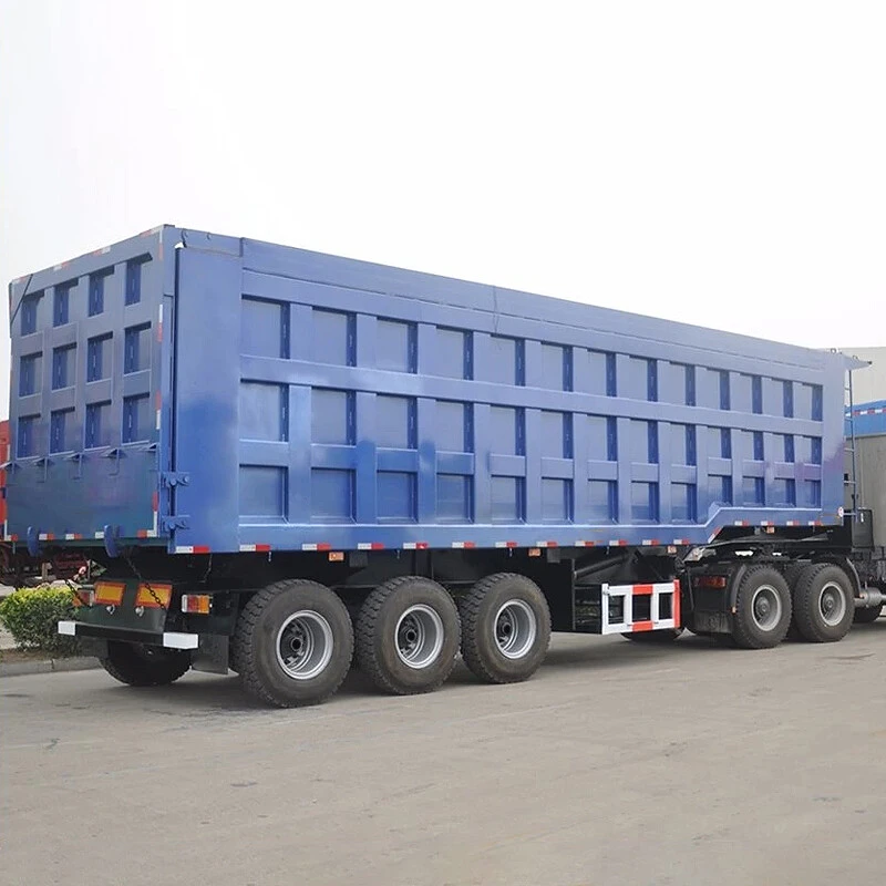 3 Axles 30 Cubic Meters Dump Tipper Trailer