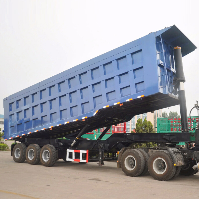 3 Axles 30 Cubic Meters Dump Tipper Trailer