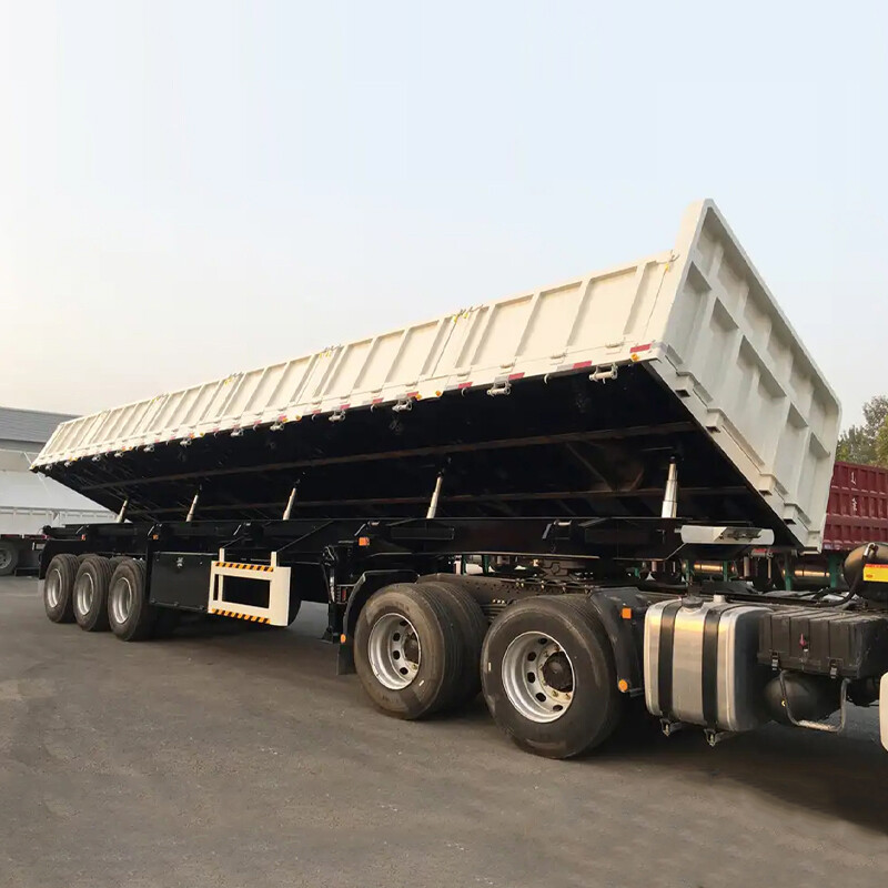 Tri Axle 60 Ton Side Tipper Trailers