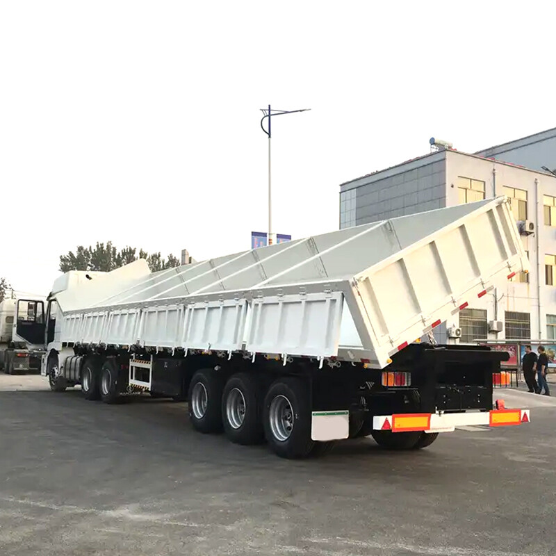 Tri Axle 60 Ton Side Tipper Trailers