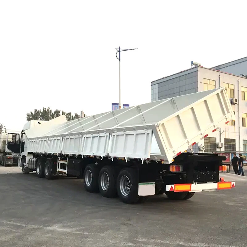 Tri Axle 60 Ton Side Tipper Trailers