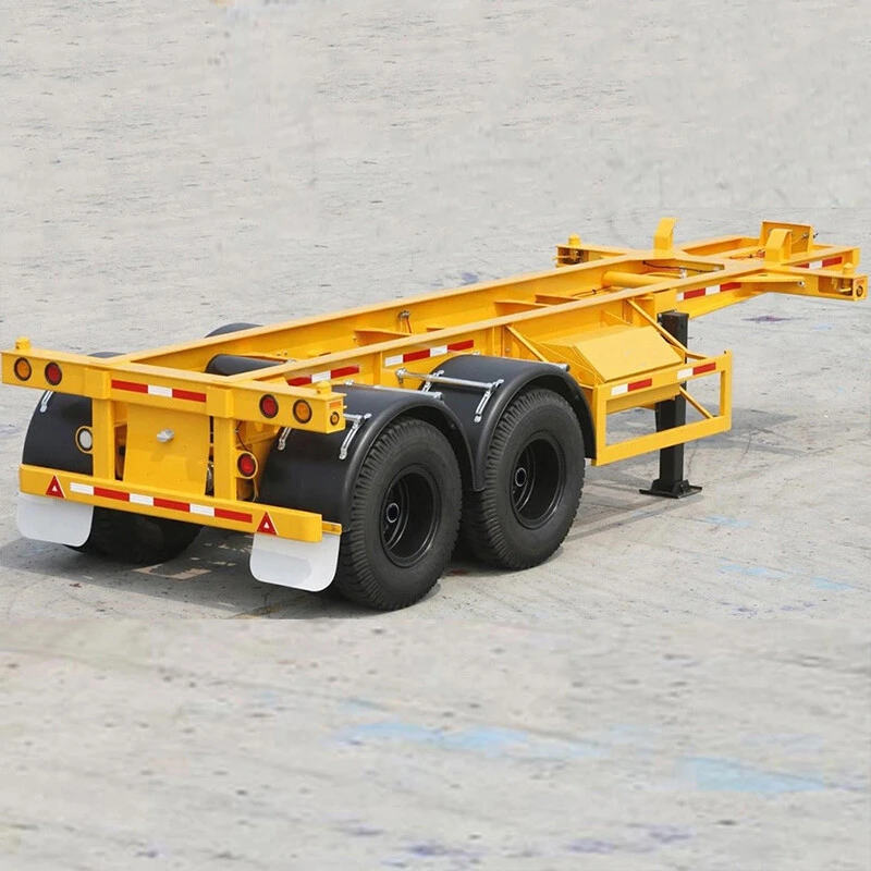 2 Axles 20Ft Skeleton Trailer