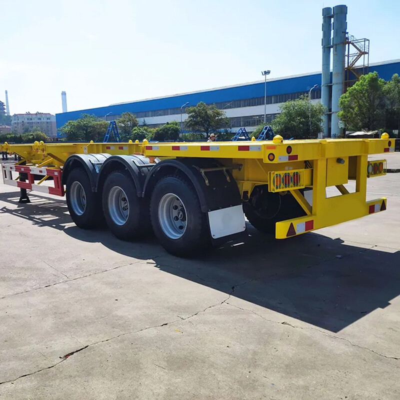 3 Axles 40 Feet Container Skeleton Semi Trailer