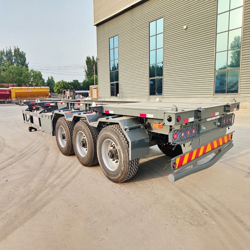 3 Axles 40 Feet Container Skeleton Semi Trailer