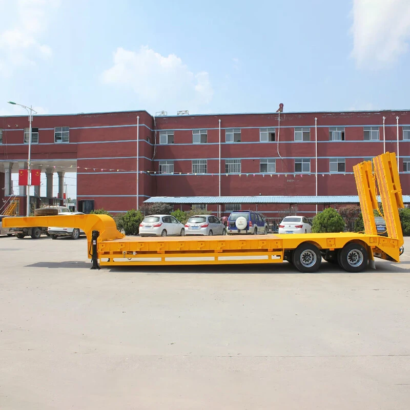 2 Line 4 Axle Drop Deck Trailer
