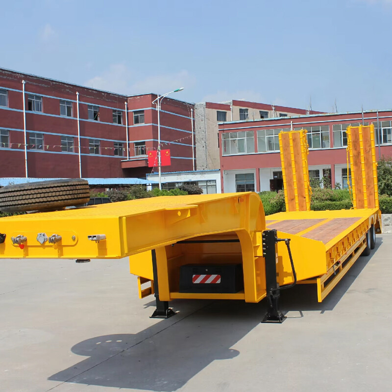 2 Line 4 Axle Drop Deck Trailer