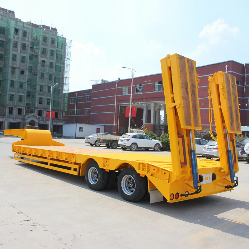 2 Line 4 Axle Drop Deck Trailer