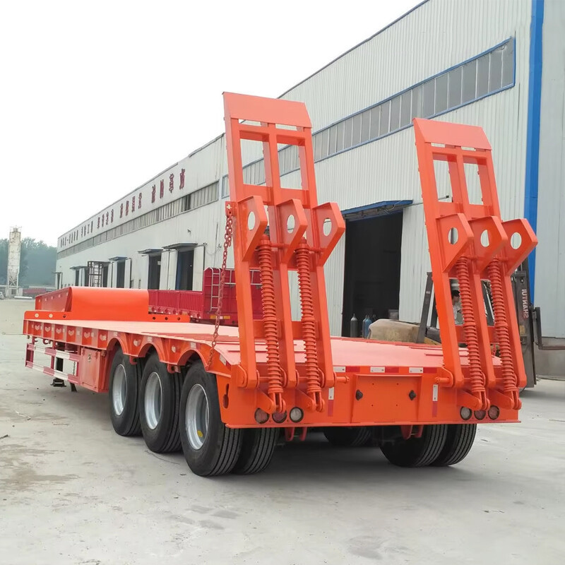 3 Line 6 Axle Low Deck Trailer