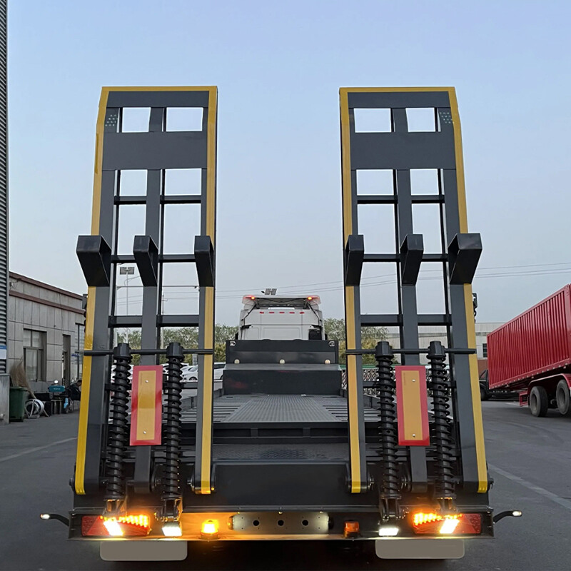 5 Axle 100 Ton Drop Deck Trailer For Heavy Transportation