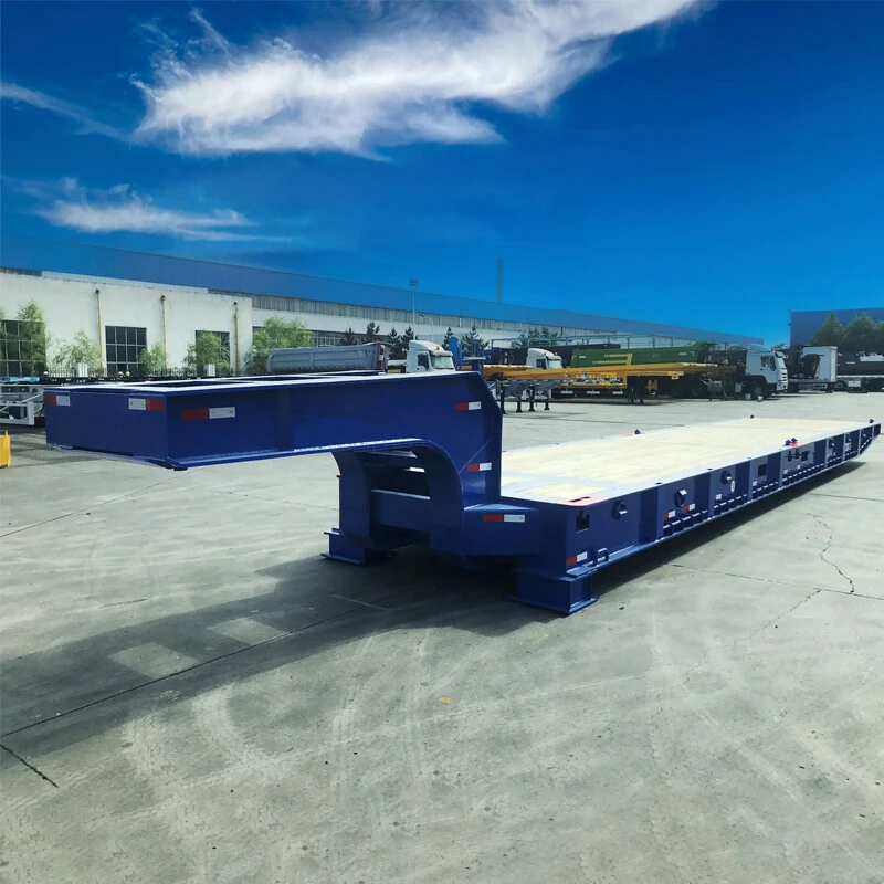 Heavy Low bed trailer for terminal port