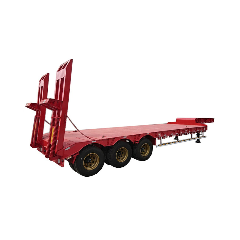 3 Axle 60 Ton Low Bed Trailer