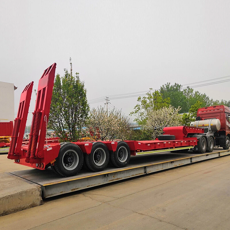3 Axle 60 Ton Low Bed Trailer