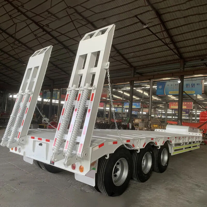 3 Axle 60 Ton Low Bed Trailer