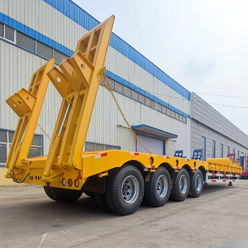 4 Axle 80 Ton Low Loader Trailer