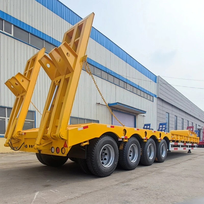 4 Axle 80 Ton Low Loader Trailer