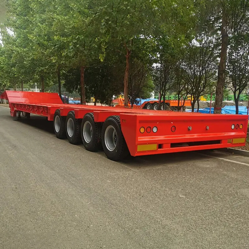 Folding Gooseneck Low Bed Trailer