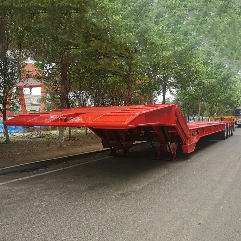 Folding Gooseneck Low Bed Trailer
