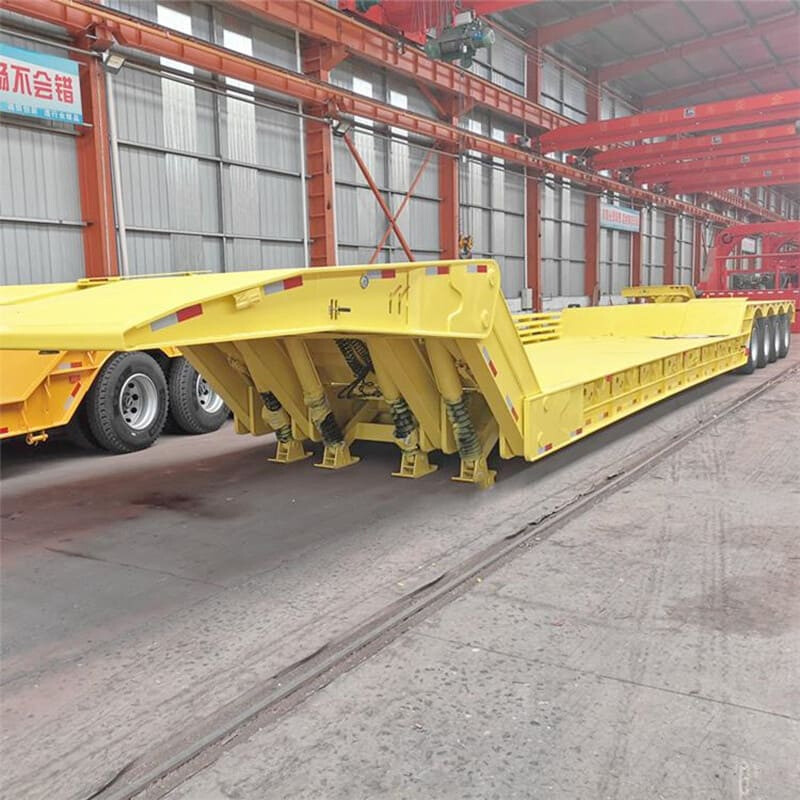 Folding Gooseneck Low Bed Trailer