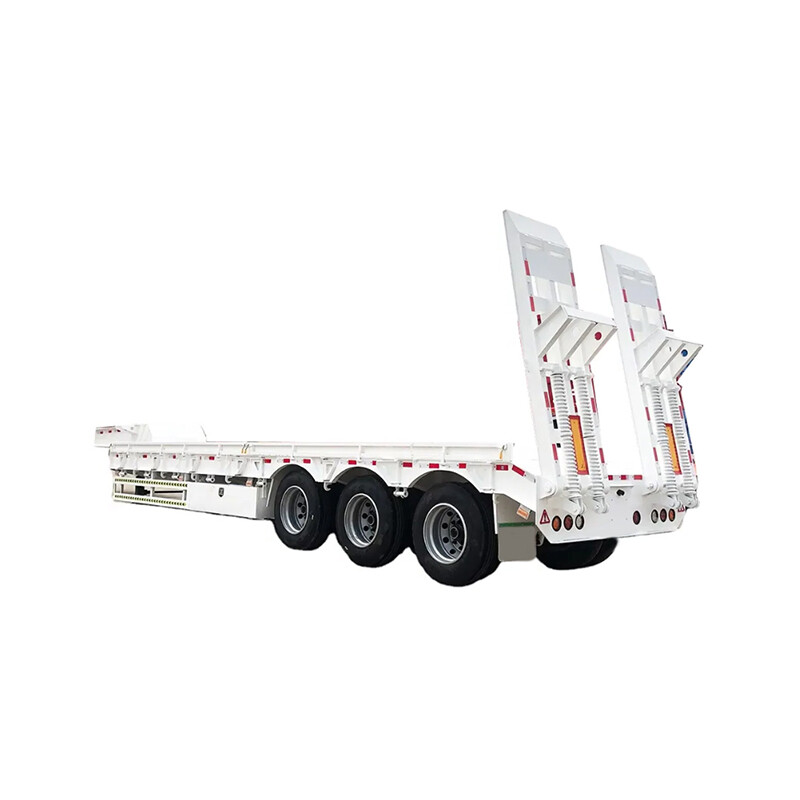 3 Axles Detachable Gooseneck Low Bed Semi Trailer