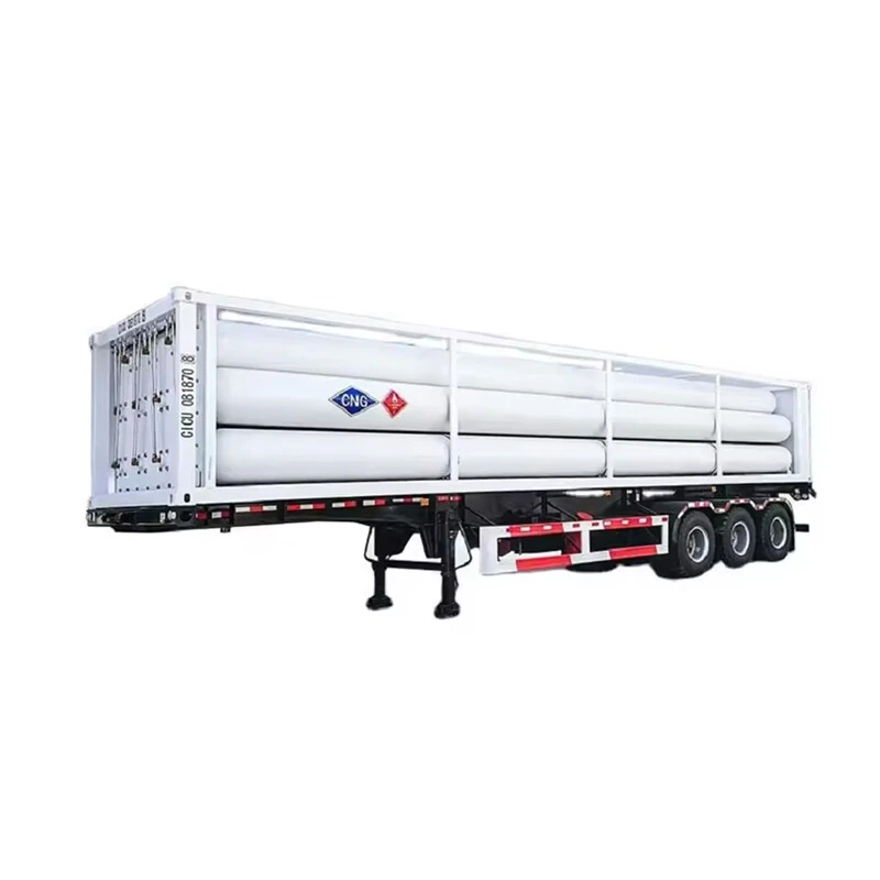 CNG H2 Tubes Container Semi Trailer