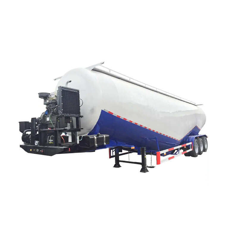Bulk cement tank semi trailer