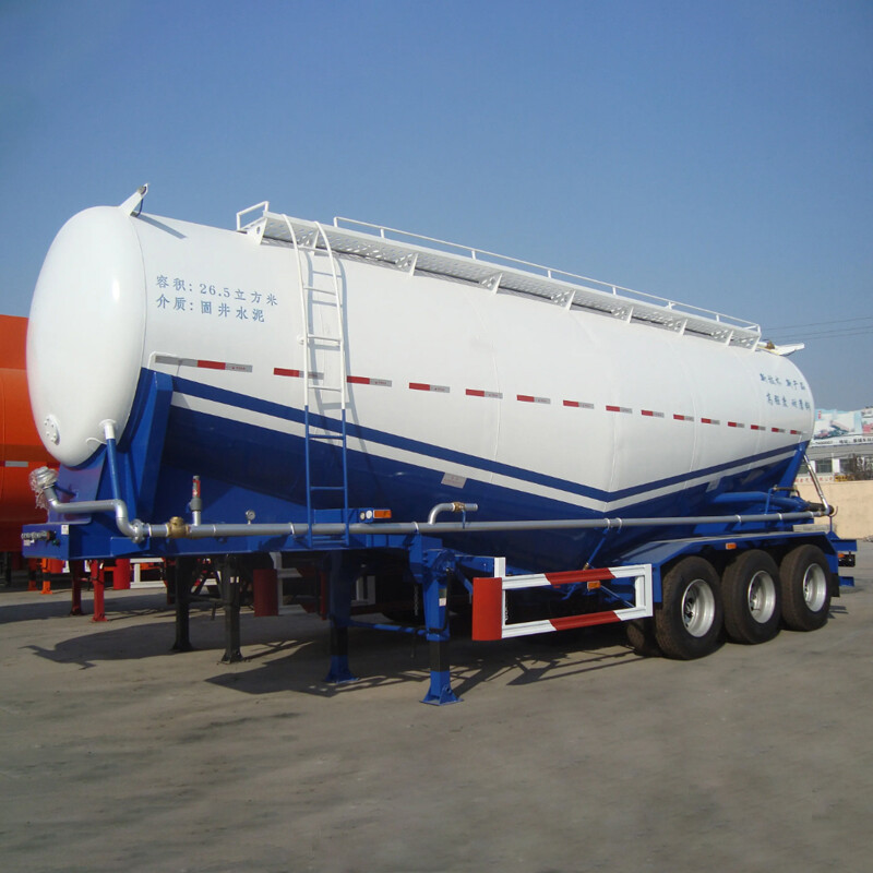 Bulk cement tank semi trailer