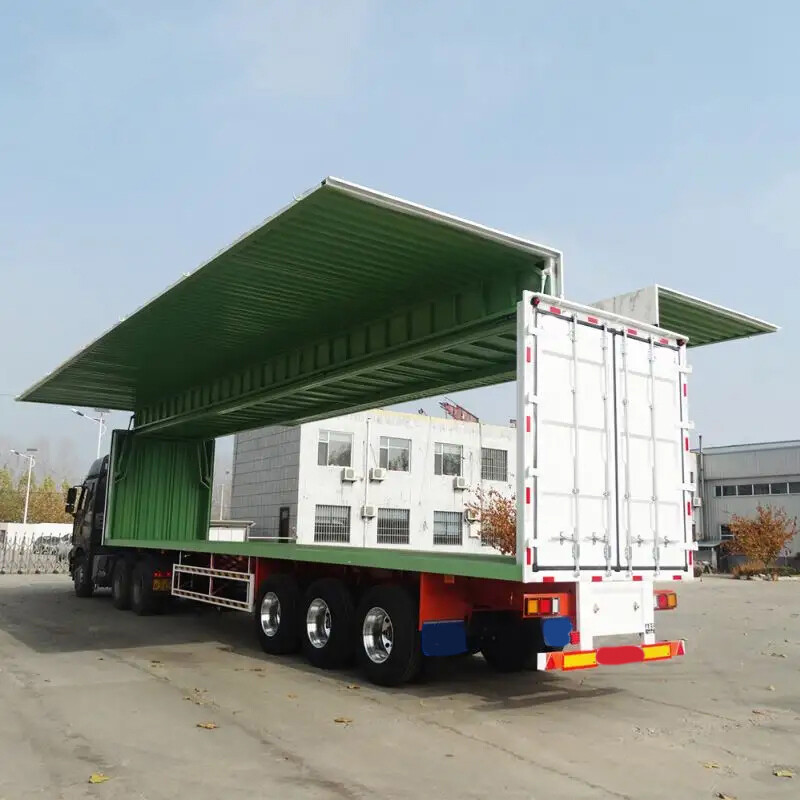 3 Axles Open Wing Van Semi Trailer
