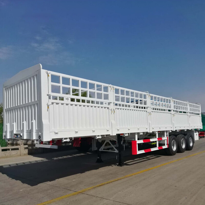 Tri-axle Trailer with Drop Sides