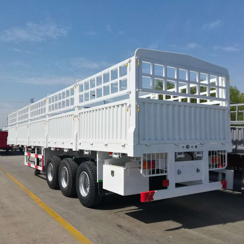Tri-axle Trailer with Drop Sides