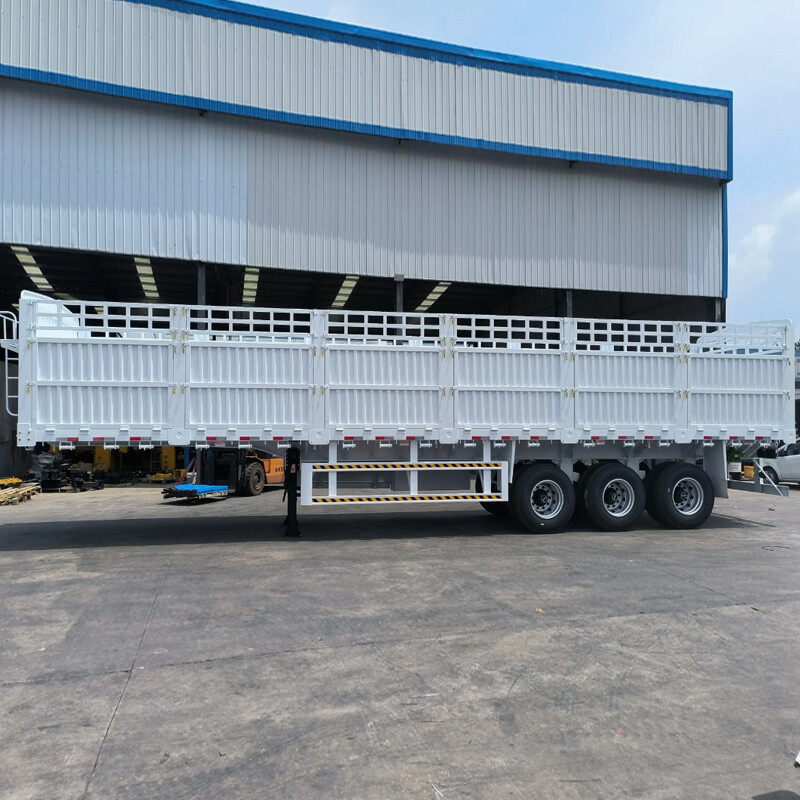 Tri-axle Trailer with Drop Sides